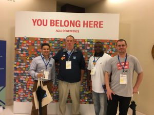 Josh and Friends at the 2018 ACLU membership conference