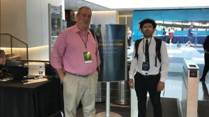 a picture of Joshua Hoe and Robert Alvarez at the Smart on Crime Conference 2019 