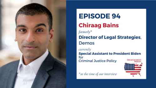 a picture of Chiraag Bains, special assistant to President Joe Biden on Criminal Justice Reform