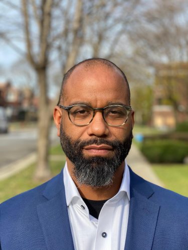A picture of University of Chicago Professor Reuben Jonathan Miller, author of the book Halfway Home, and Joshua B. Hoe's guest for Episode 101 of the Decarceration Nation Podcast